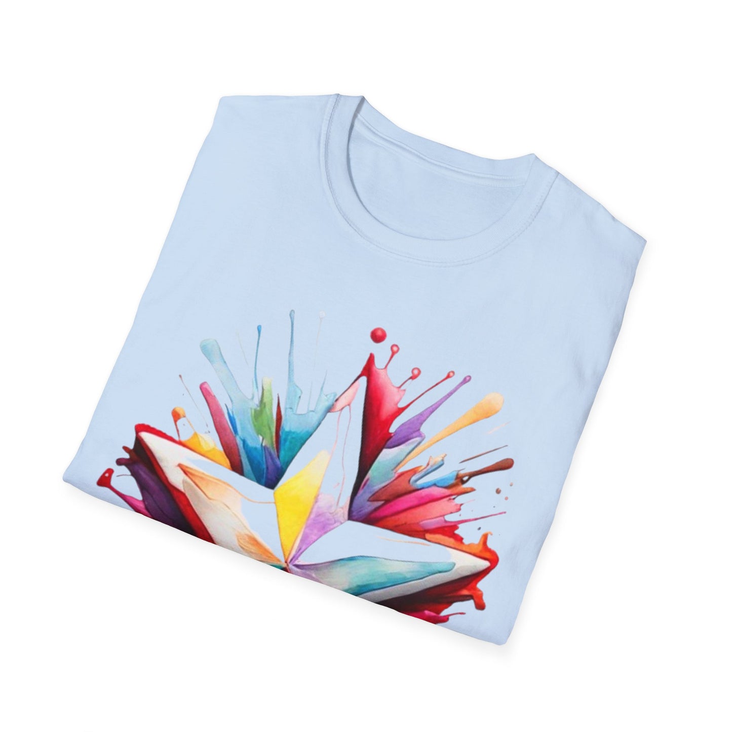 Messy Colourful Star - Unisex T-Shirt