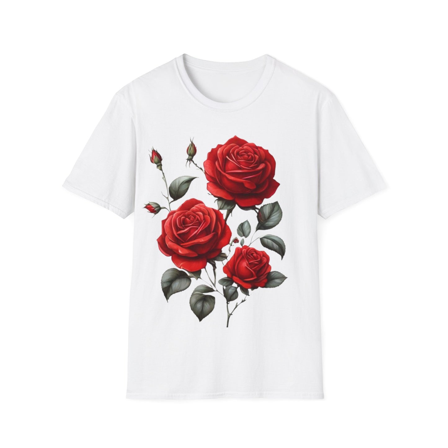 Three Red Roses - Unisex T-Shirt