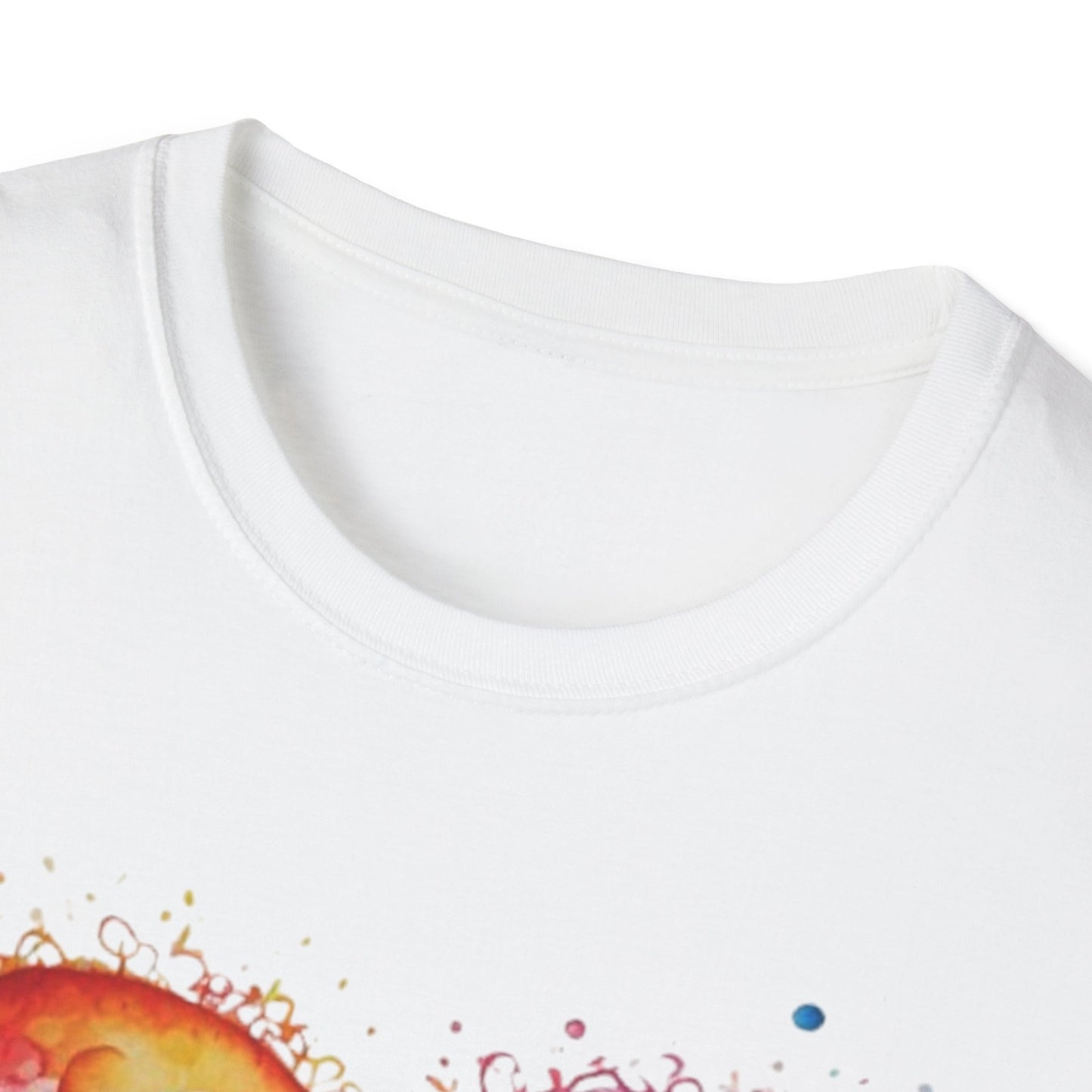 Colourful Messy Bubbles Love Heart - Unisex T-Shirt