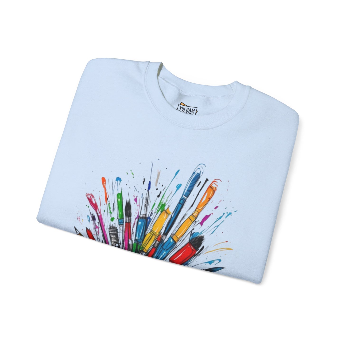 Messy Paintbrushes - Unisex Crewneck Sweatshirt