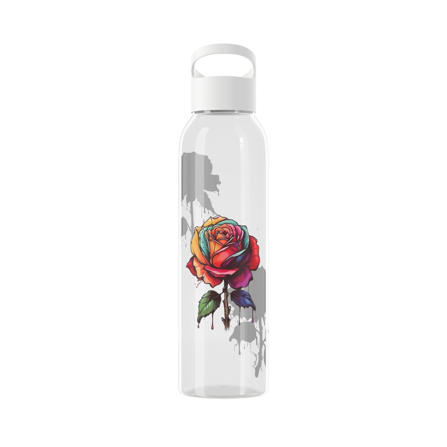 Dying Colourful Roses - Sky Water Bottle