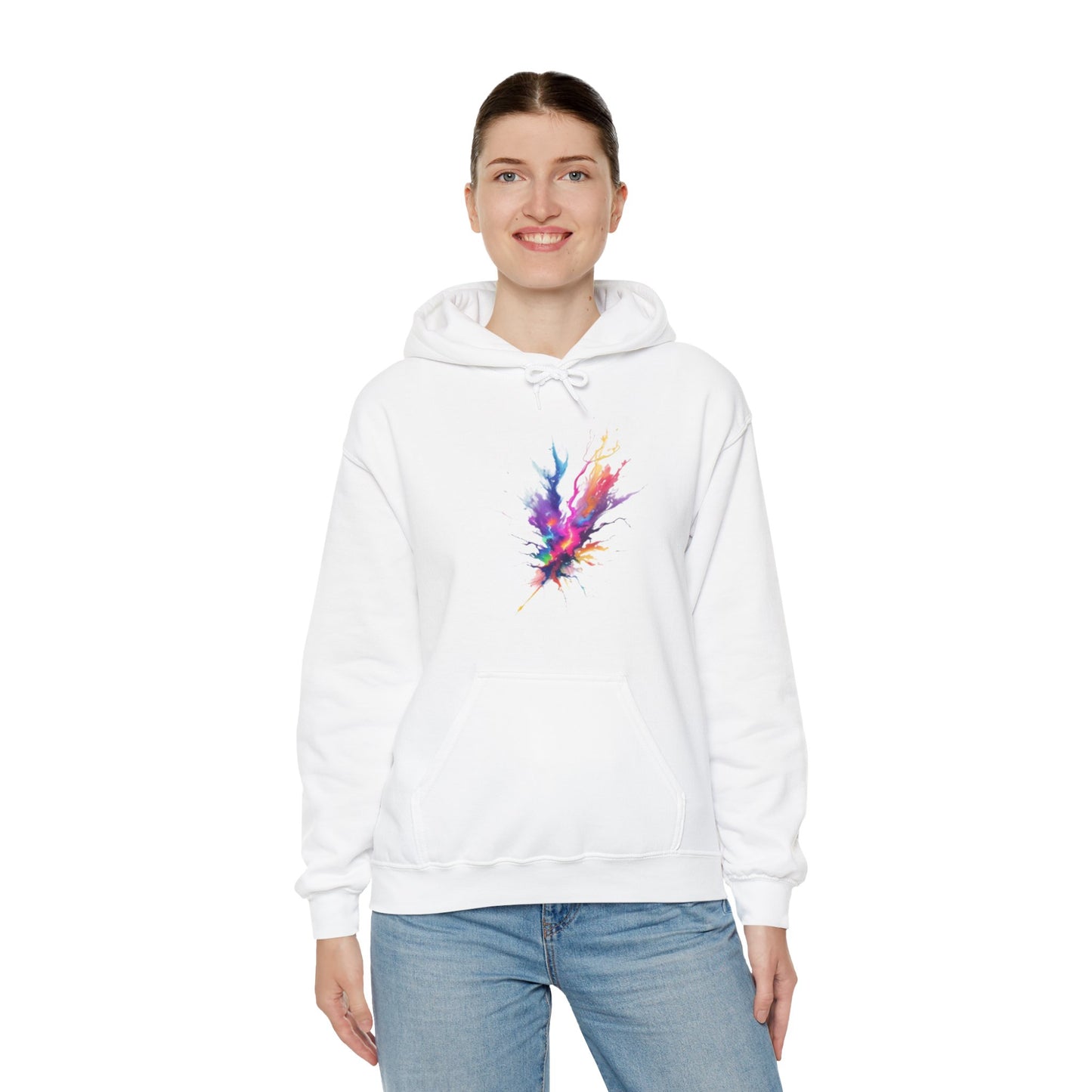 Colourful Lightning Bolt - Unisex Hooded Sweatshirt