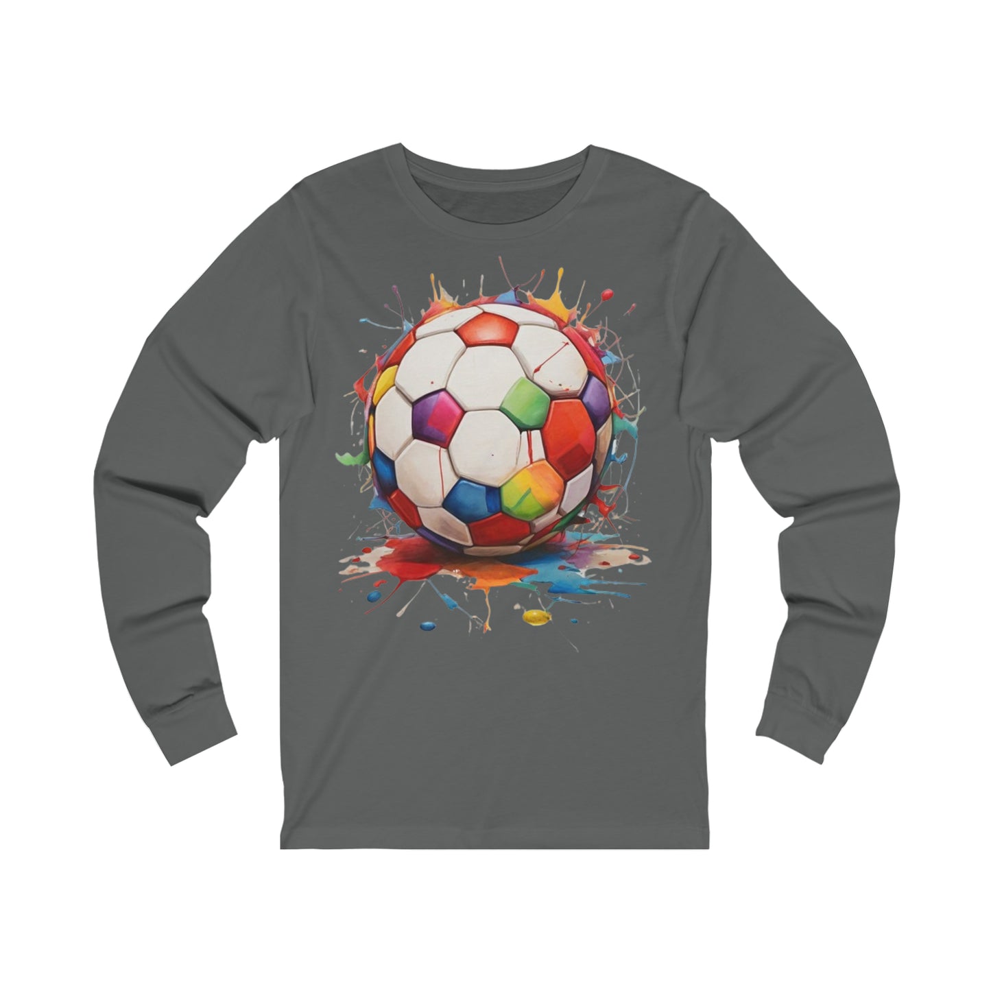 Colourful Football - Unisex Long Sleeve T-Shirt