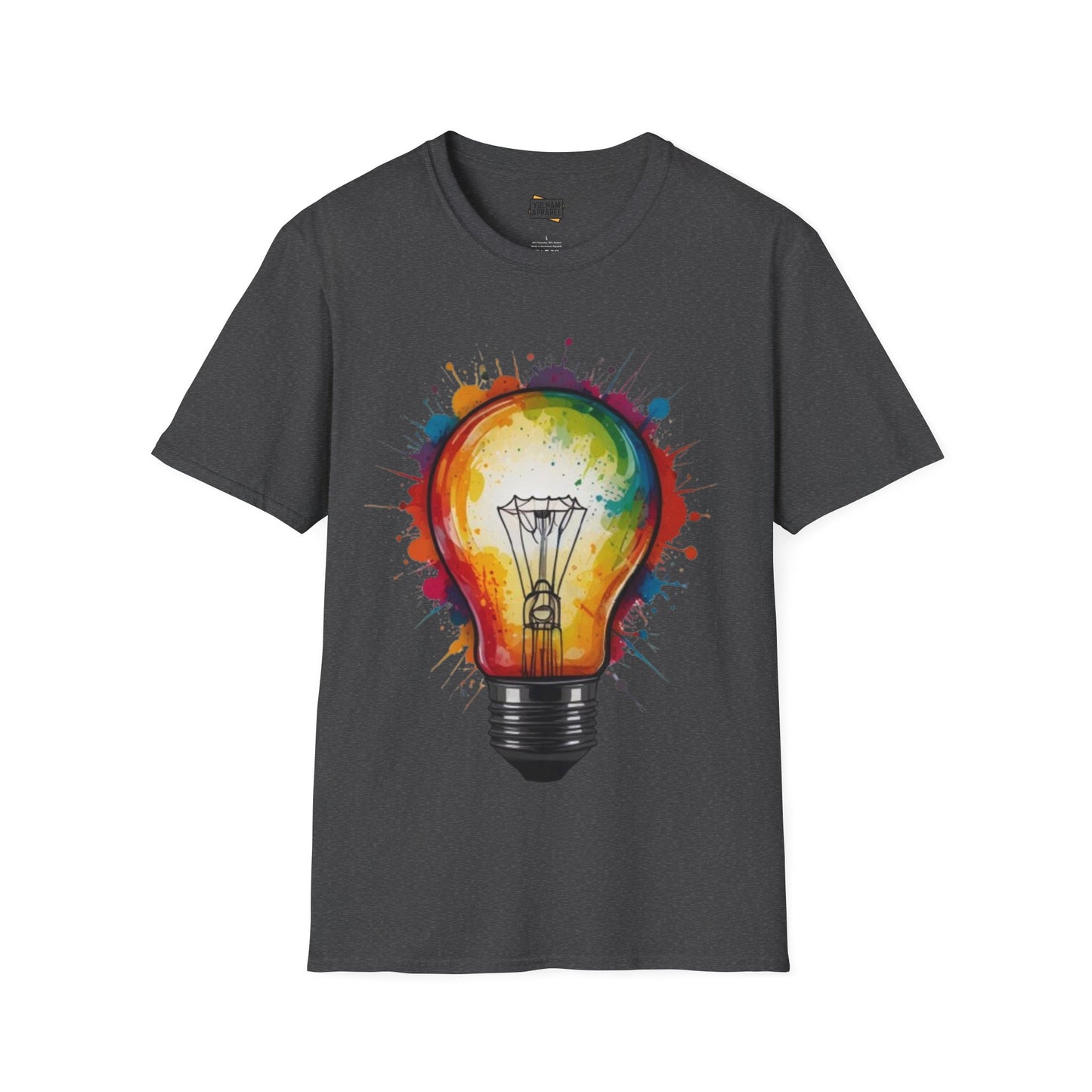 Colourful Lightbulb - Unisex T-Shirt