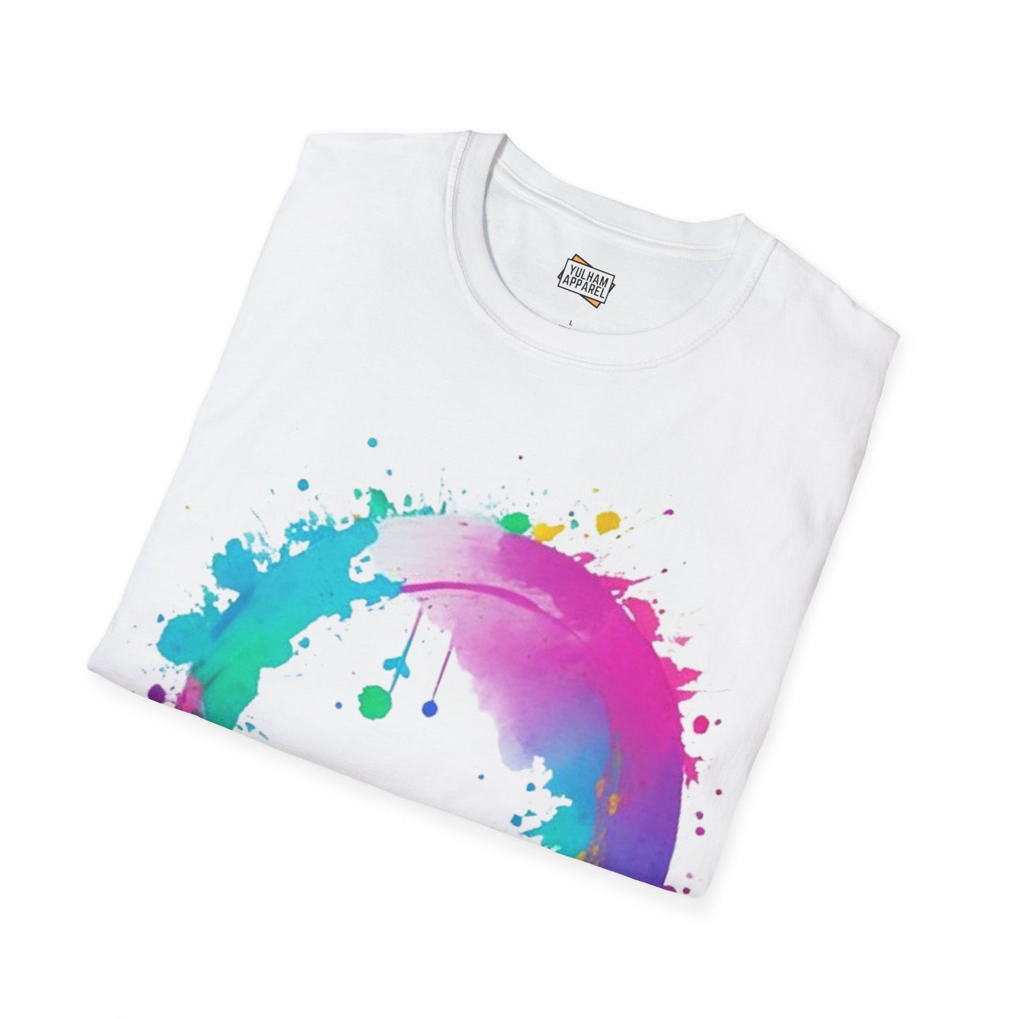 Messy Colourful Circle - Unisex T-Shirt