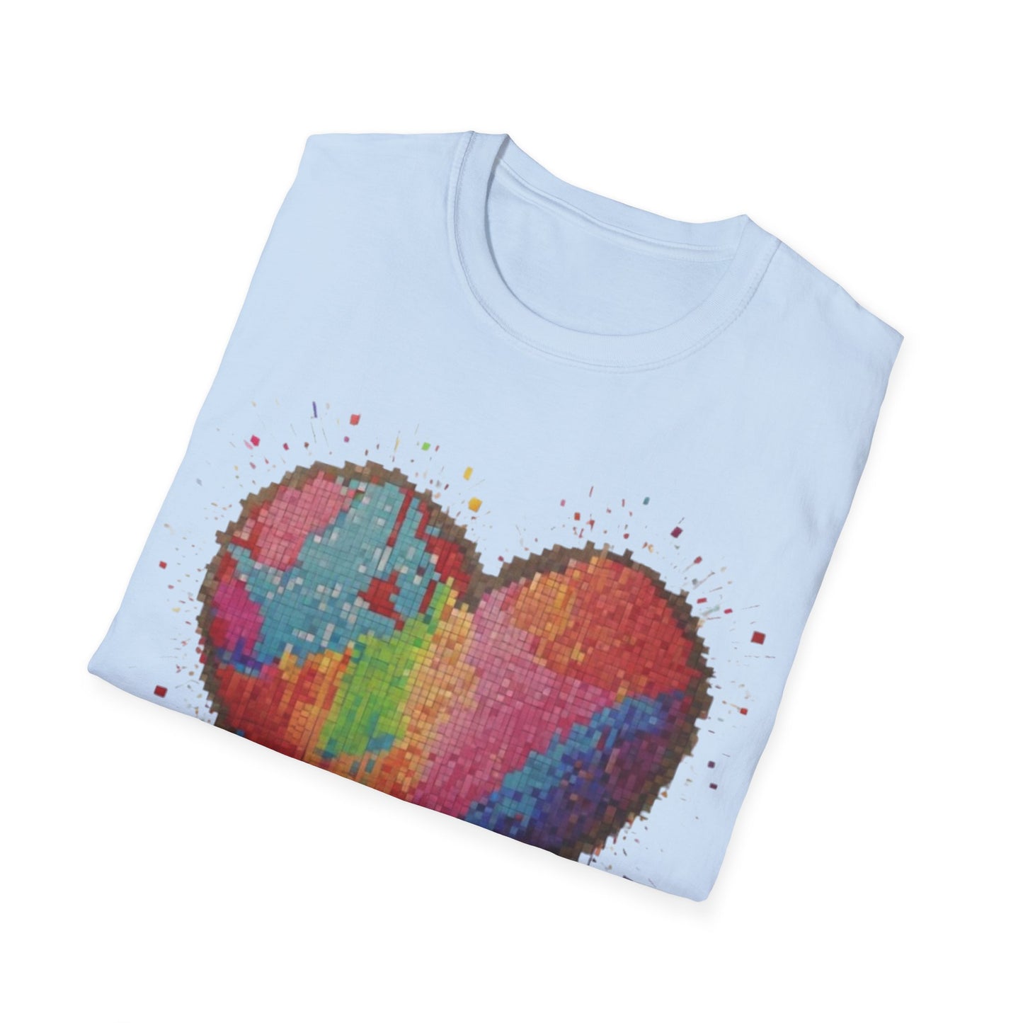 Pixelated Love Heart - Unisex T-Shirt