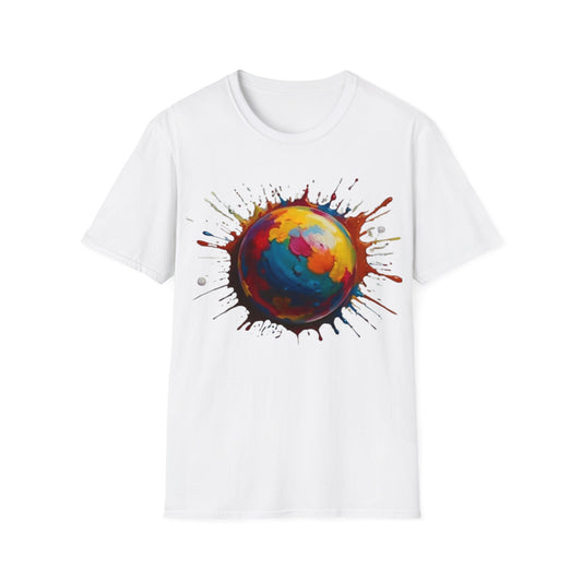 Messy Colourful Cannonball - Unisex T-Shirt