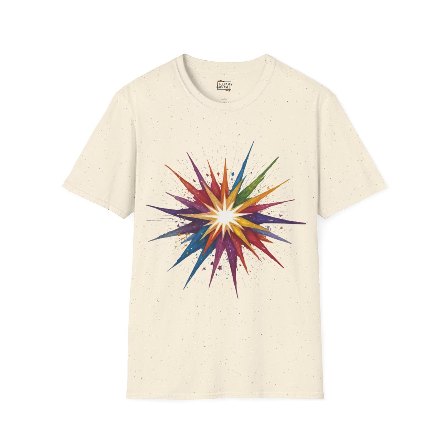 Colourful Exploding Star - Unisex T-Shirt