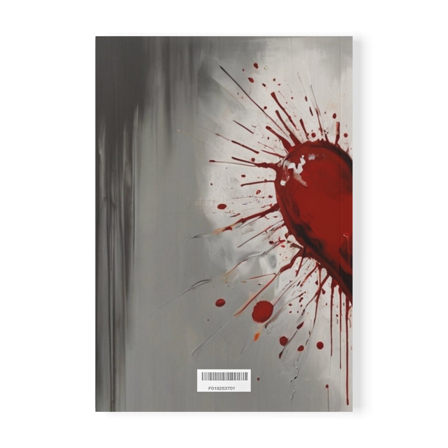 Messy Love Heart - Softcover Notebook, A5