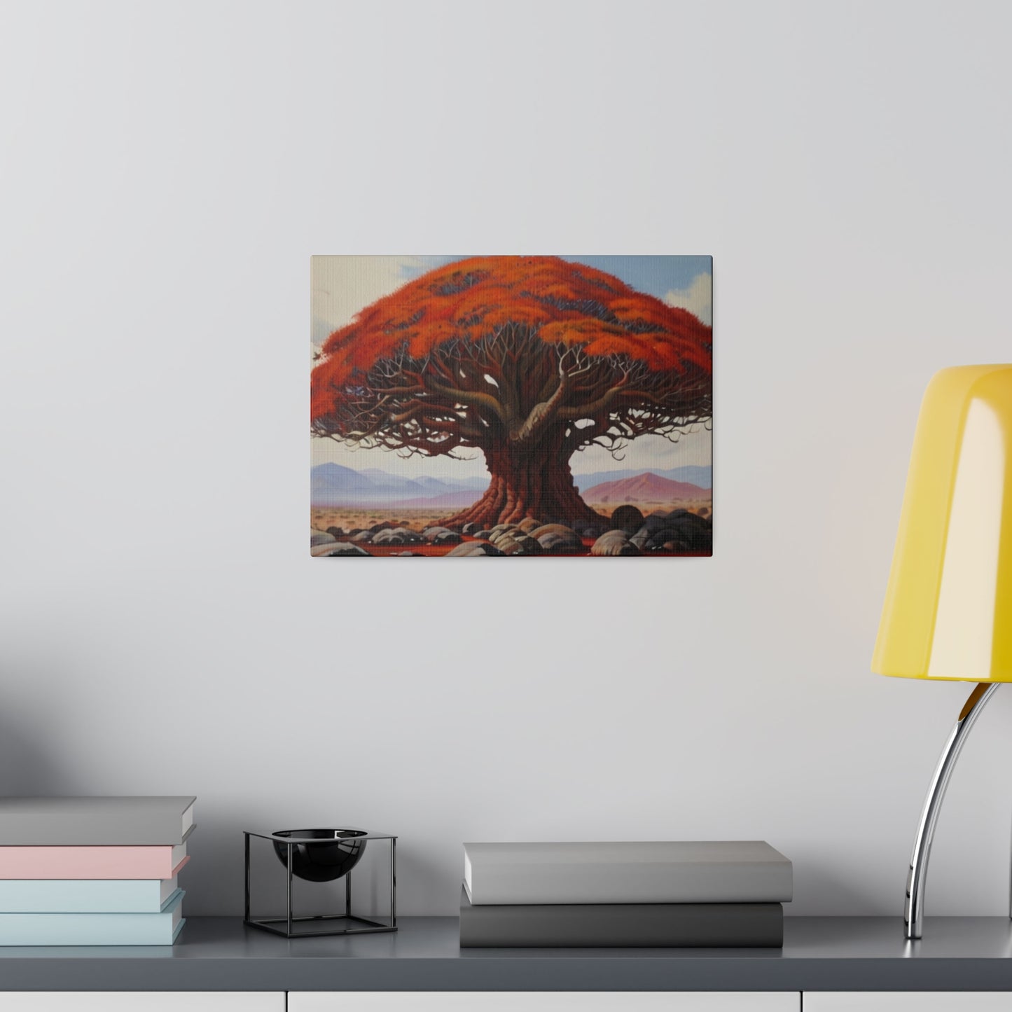 Blood Dragon Tree (Dracaena Cinnabari) Canvas - Matte Canvas, Stretched, 0.75"