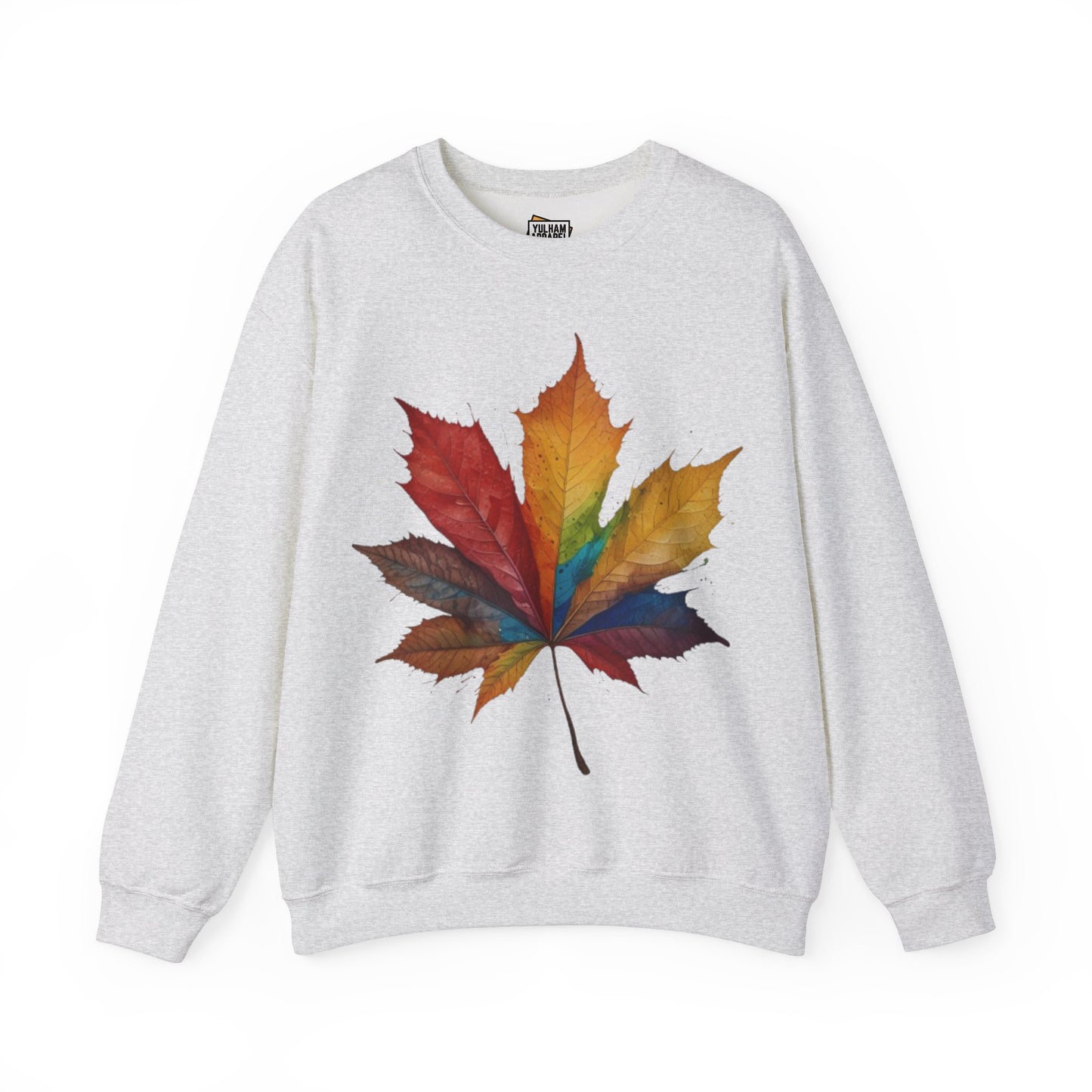 Colourful Autumn Leaf - Unisex Crewneck Sweatshirt