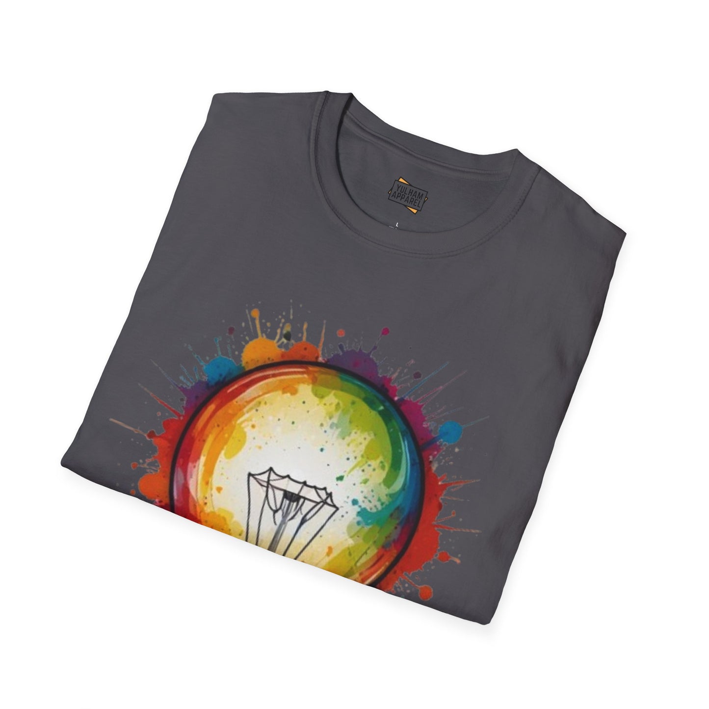 Colourful Lightbulb - Unisex T-Shirt