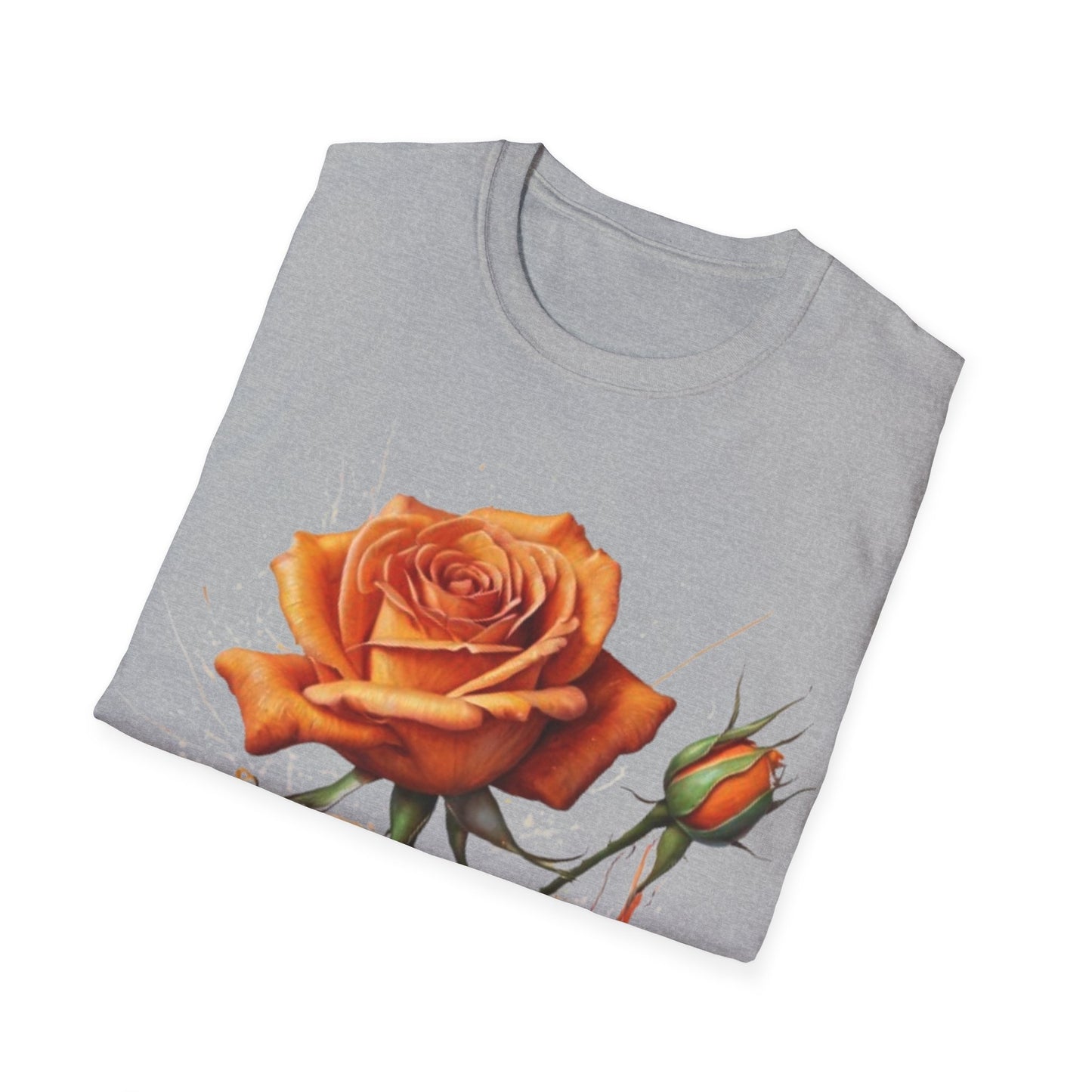 Messy Orange Rose - Unisex T-Shirt