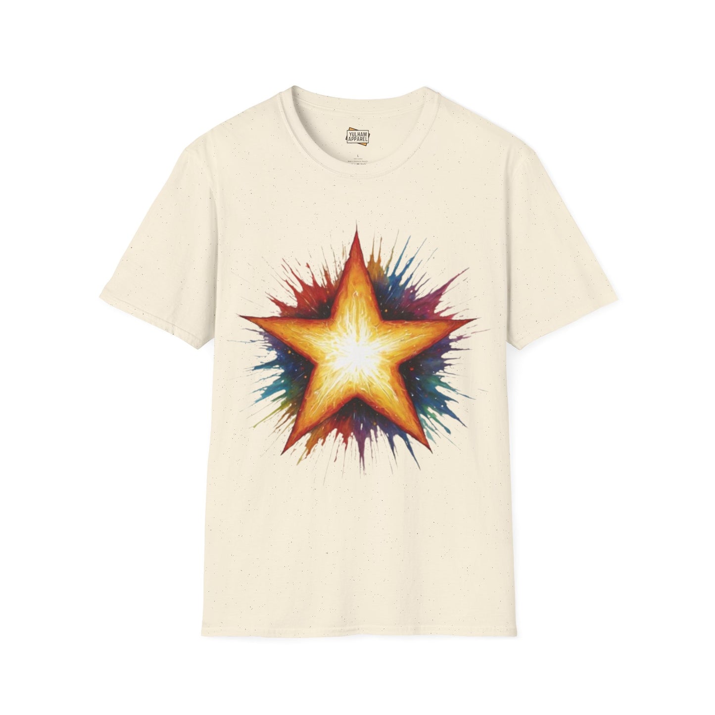 Burning Golden Star - Unisex T-Shirt