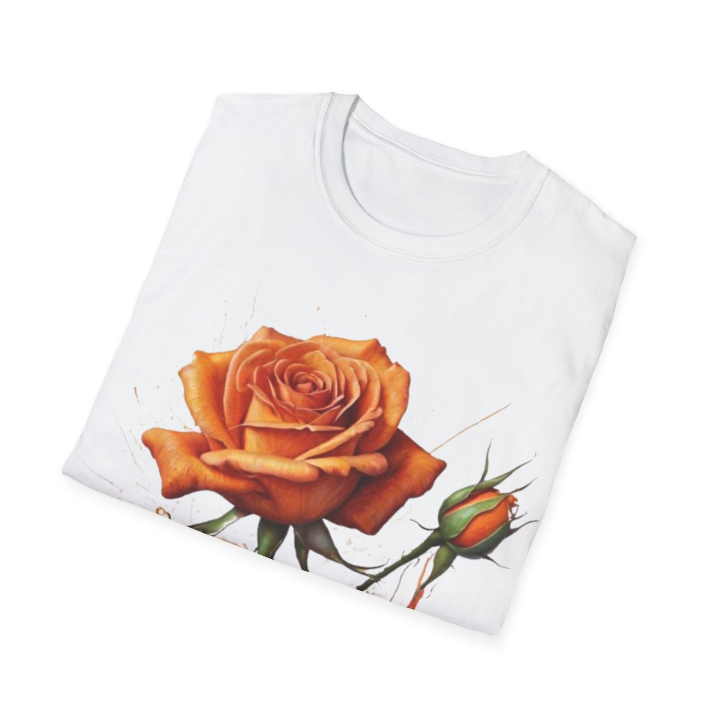 Messy Orange Rose - Unisex T-Shirt