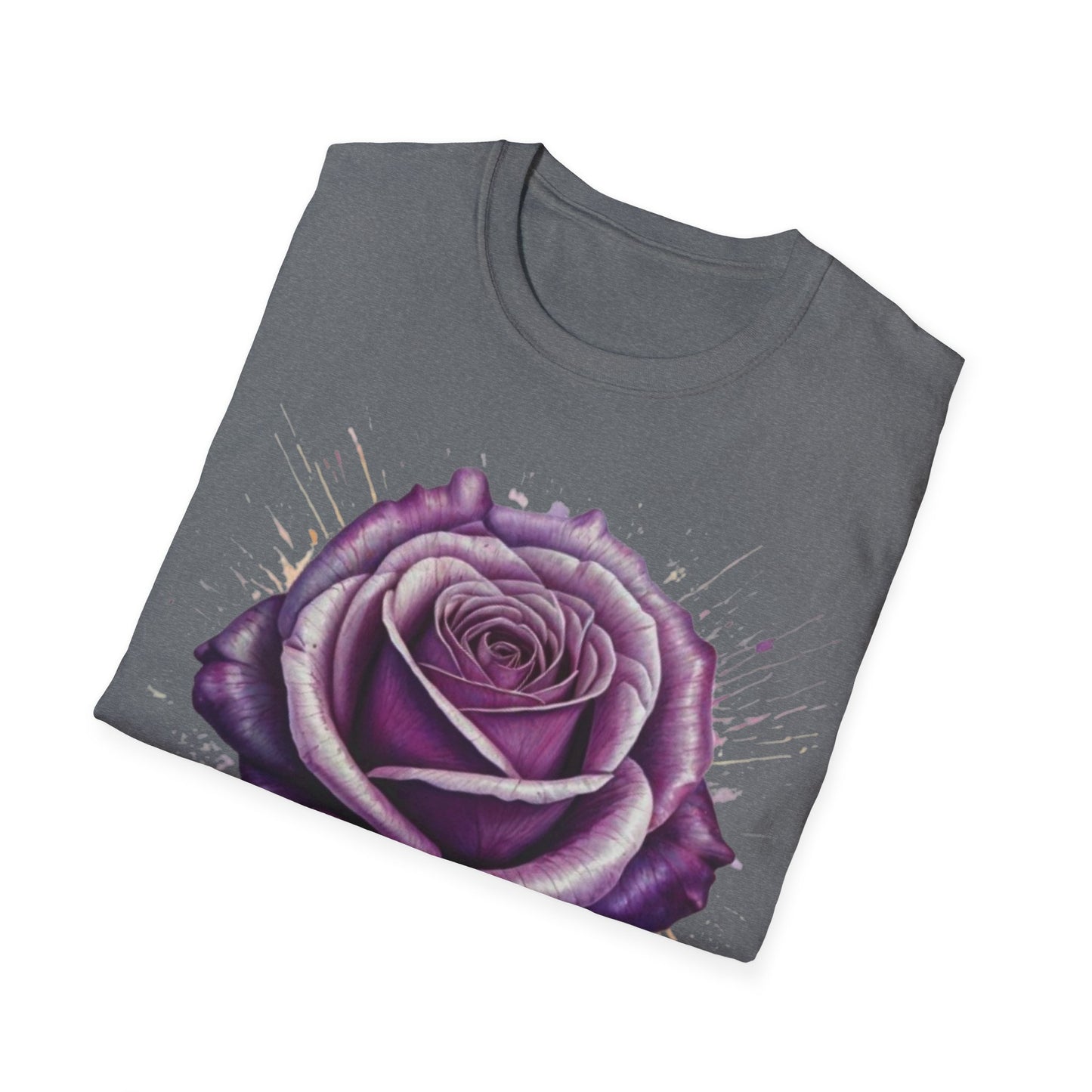 Messy Purple Rose - Unisex T-Shirt