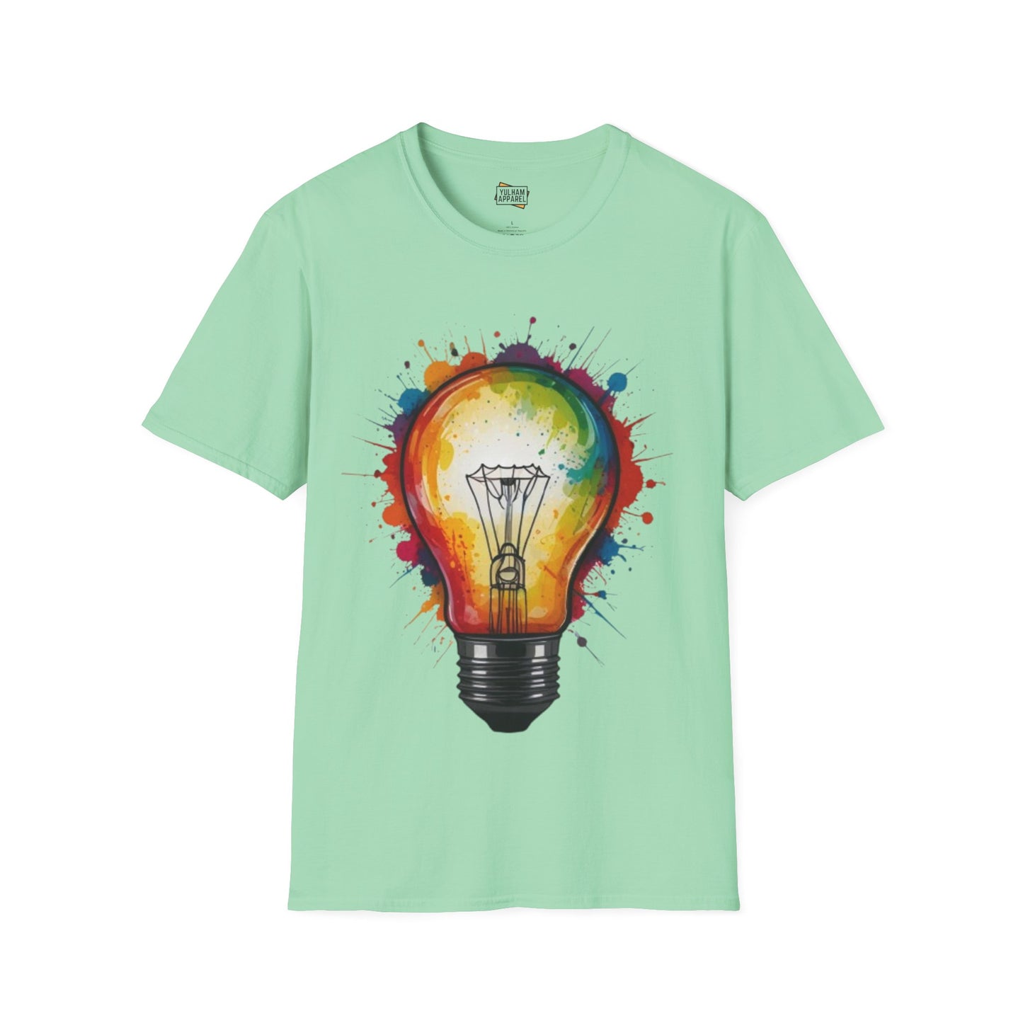 Colourful Lightbulb - Unisex T-Shirt