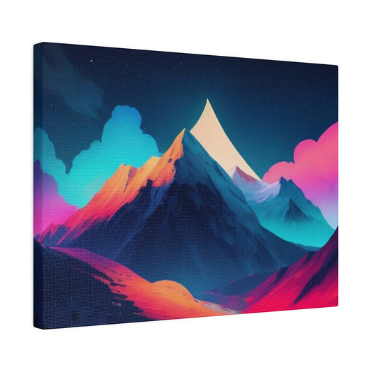 Colourful Scenic Mountain - Matte Canvas, Stretched, 0.75"