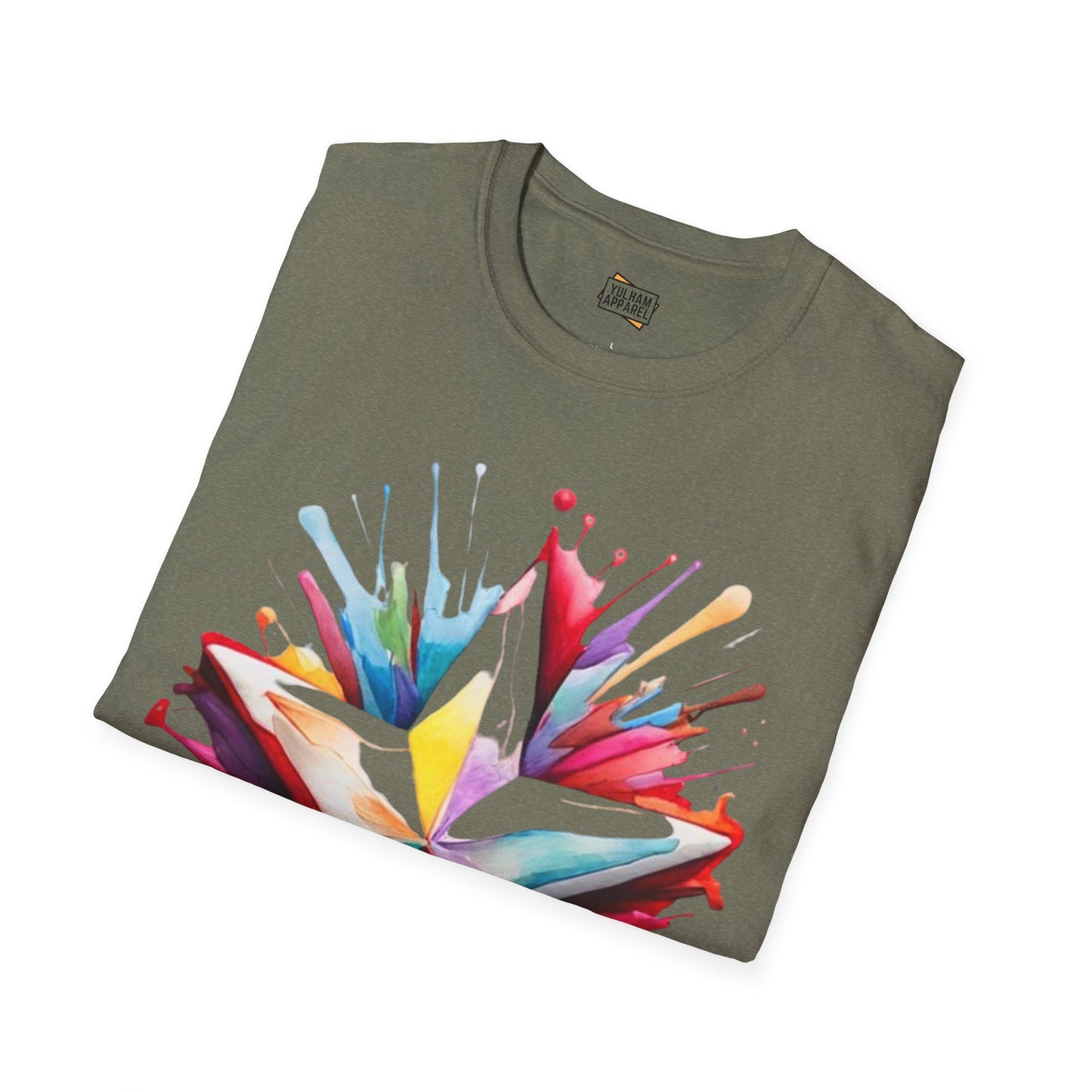 Messy Colourful Star - Unisex T-Shirt