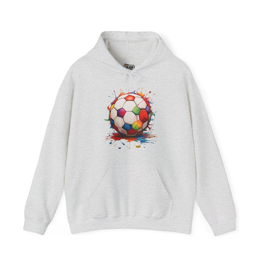 Colourful Messy Football - Unisex Hooded Sweatshirt