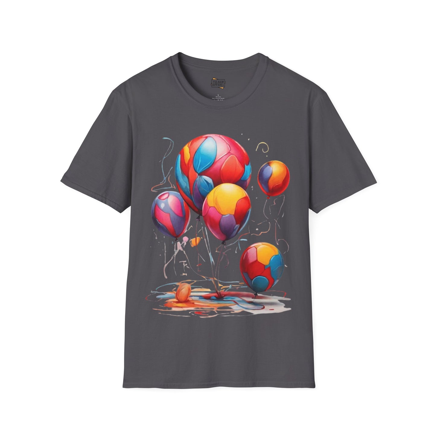 Colourful Messy Balloons - Unisex T-Shirt