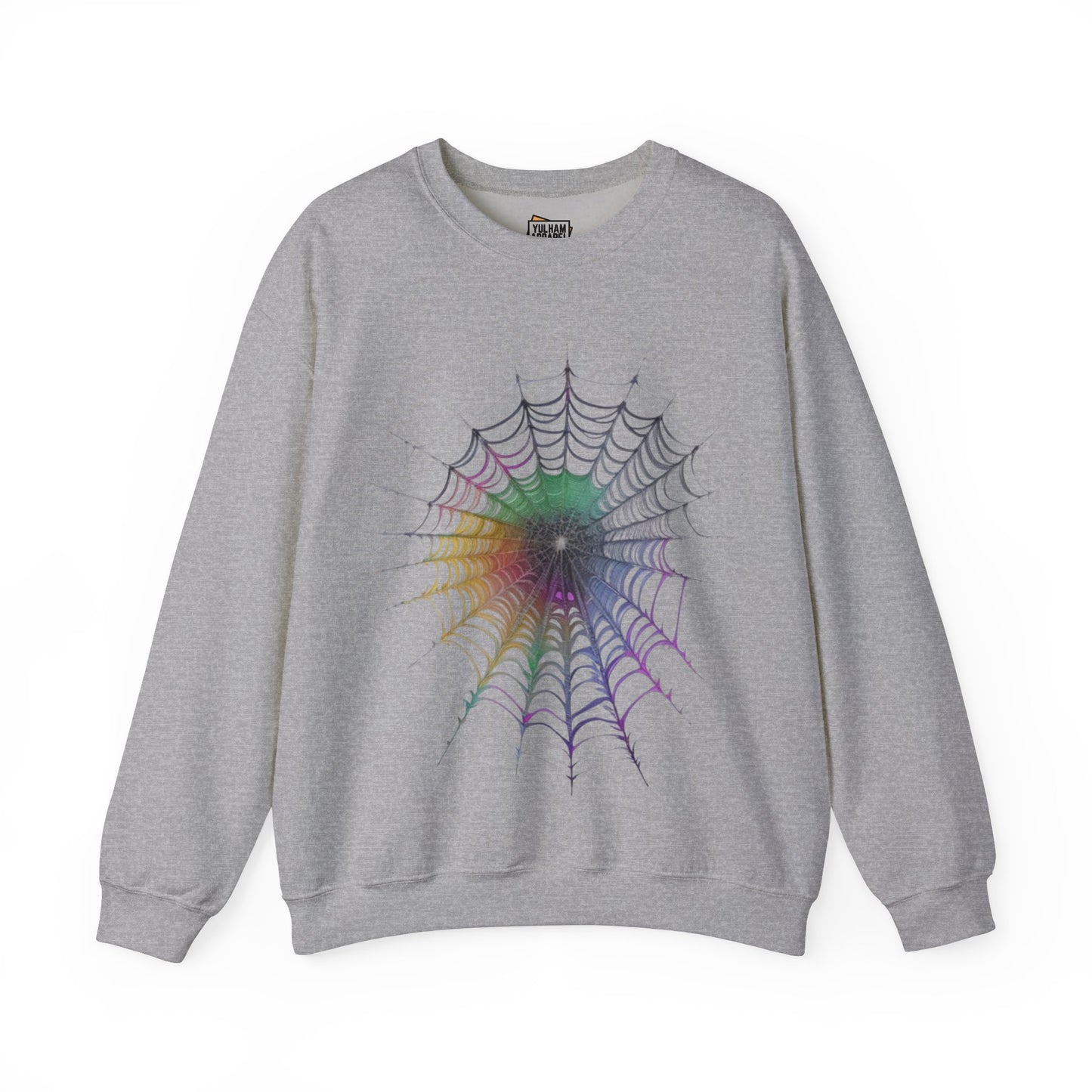 Colourful Spiderweb - Unisex Crewneck Sweatshirt