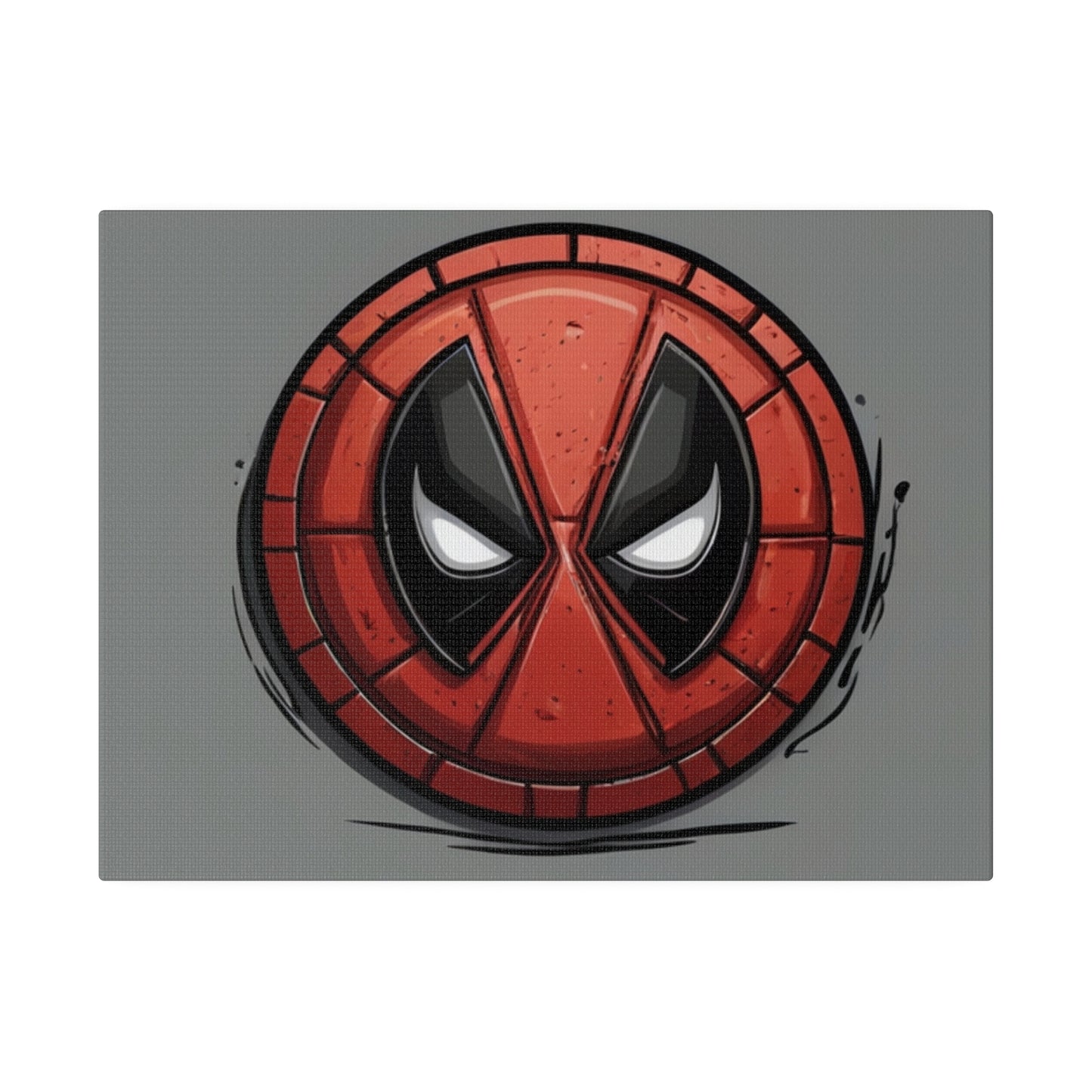 Deadpool Logo Symbol - Matte Canvas, Stretched, 0.75"