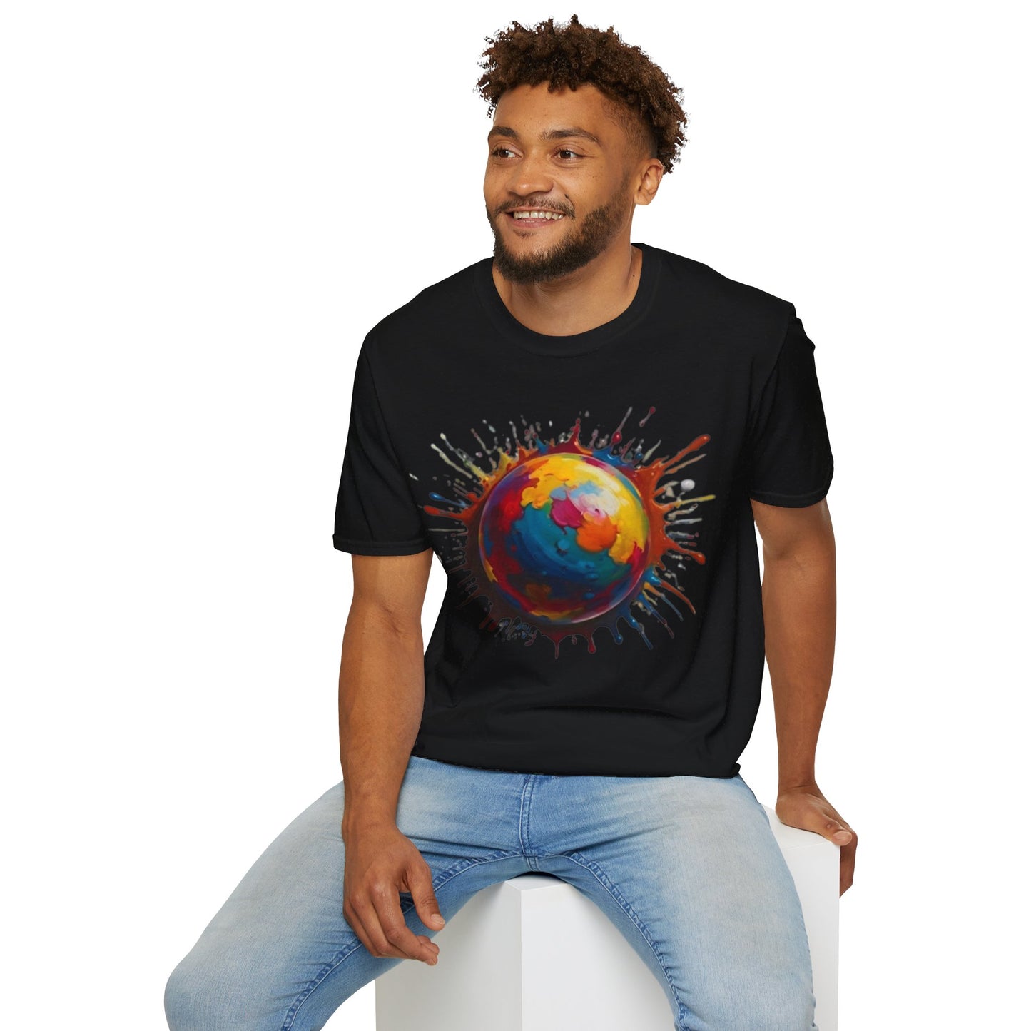 Messy Colourful Cannonball - Unisex T-Shirt