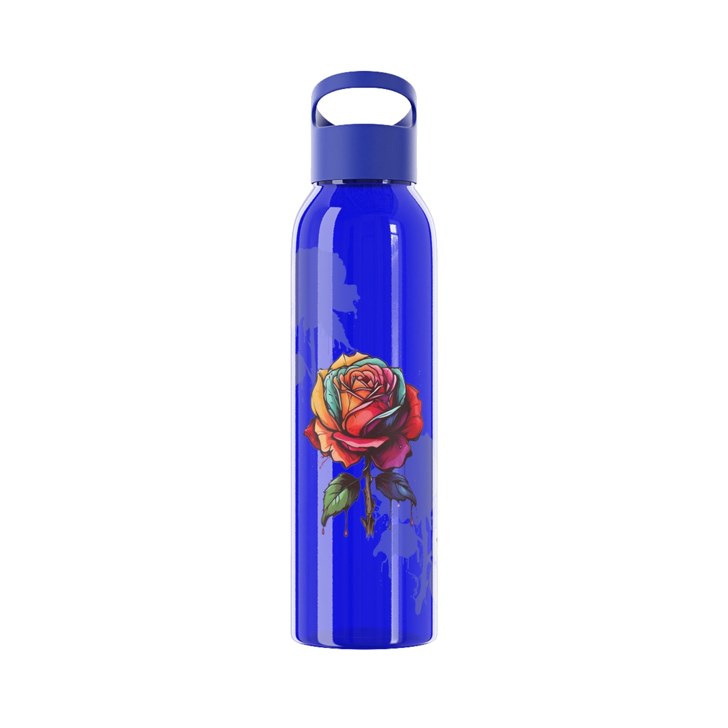 Dying Colourful Roses - Sky Water Bottle