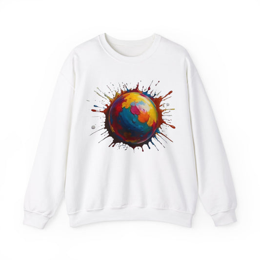 Messy Colourful Cannonball - Unisex Crewneck Sweatshirt