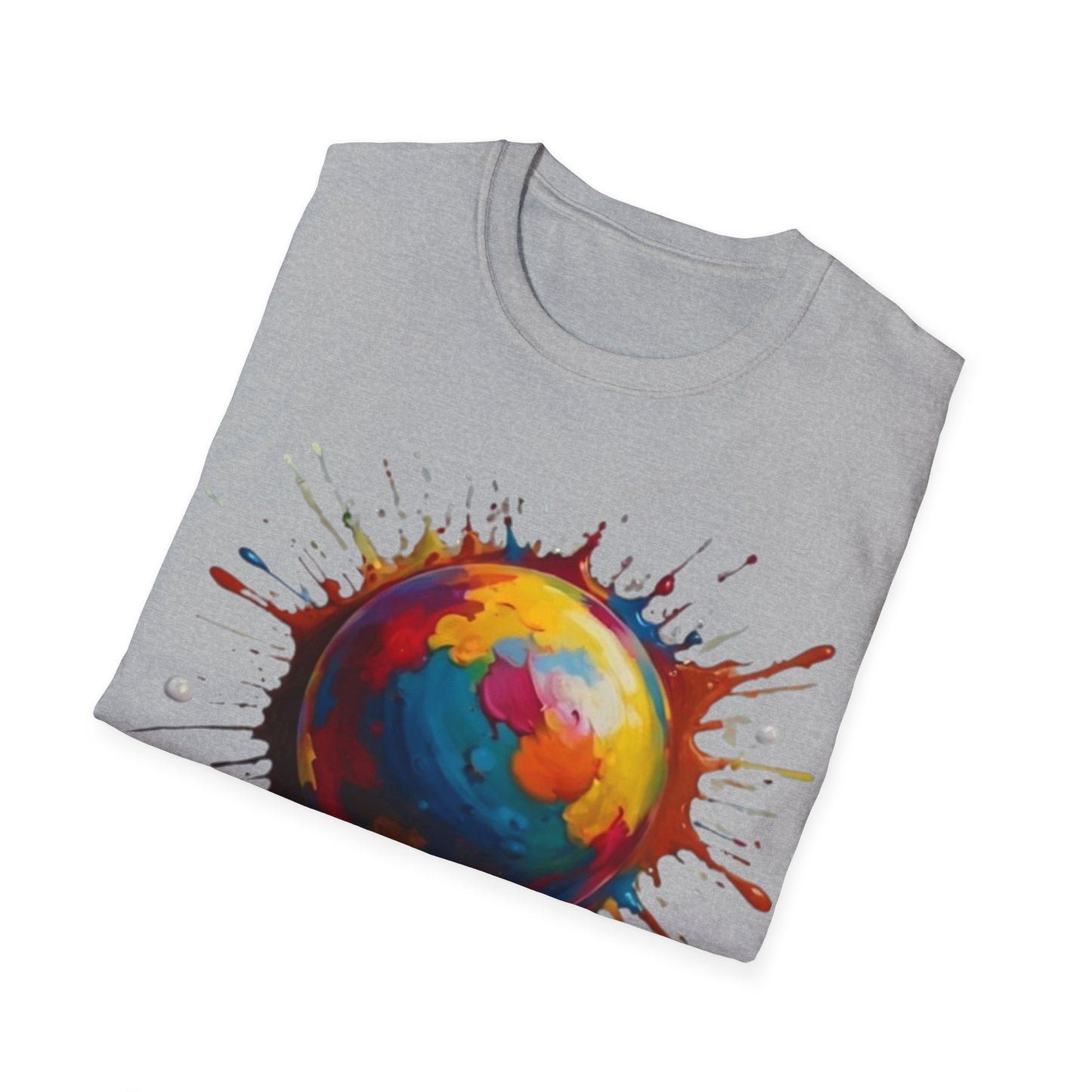 Messy Colourful Cannonball - Unisex T-Shirt