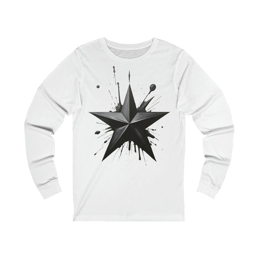 Black Star - Unisex Long Sleeve T-Shirt