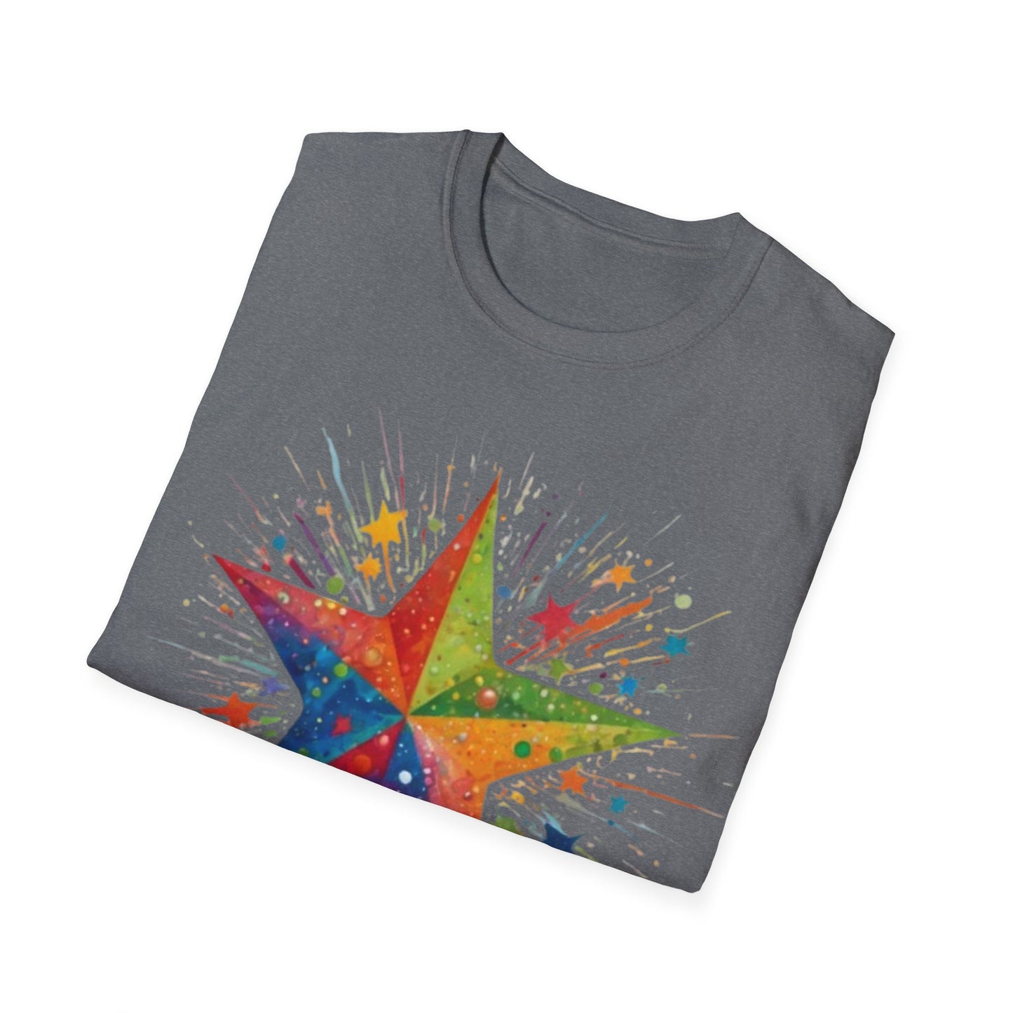 Exploding Messy Star - Unisex T-Shirt