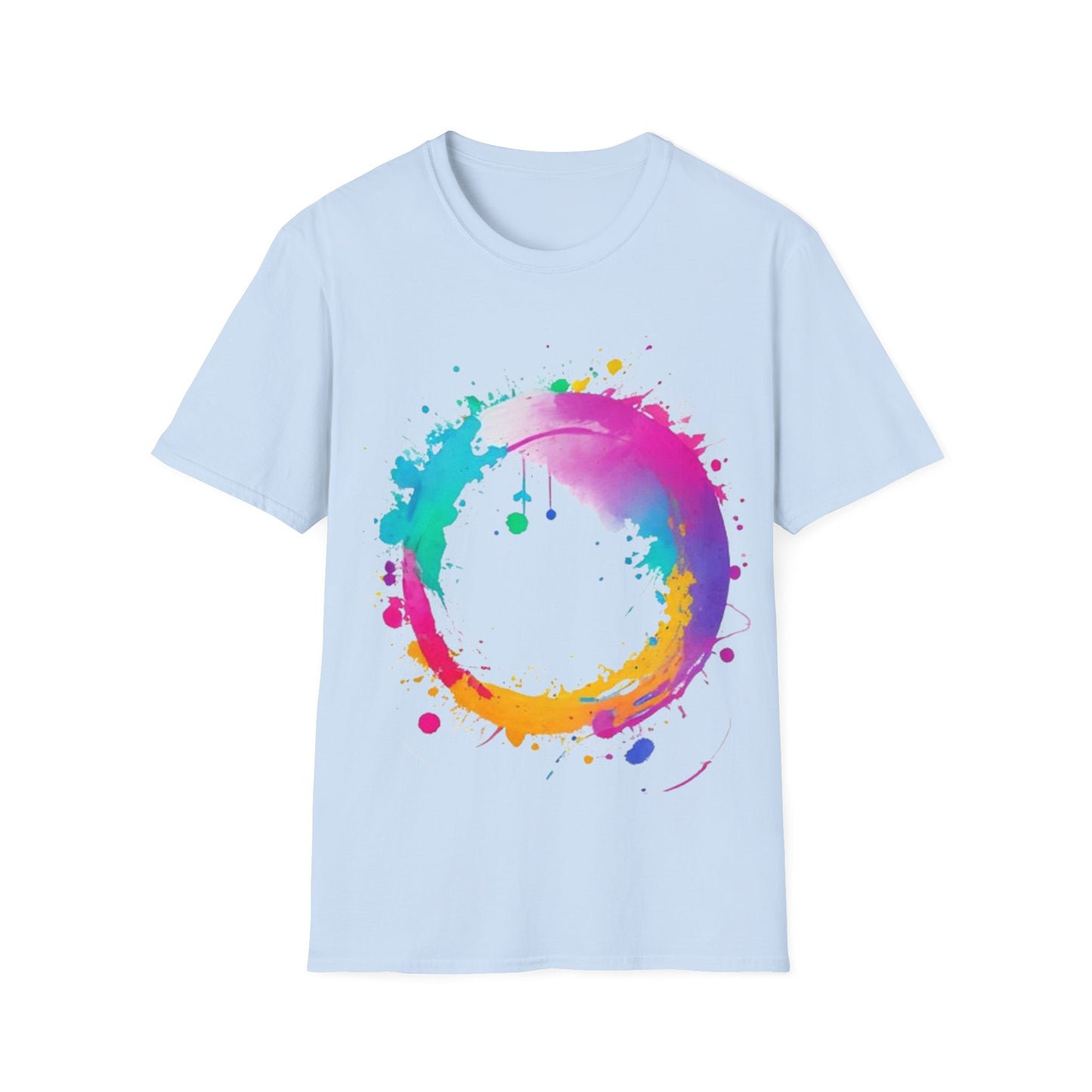 Messy Colourful Circle - Unisex T-Shirt