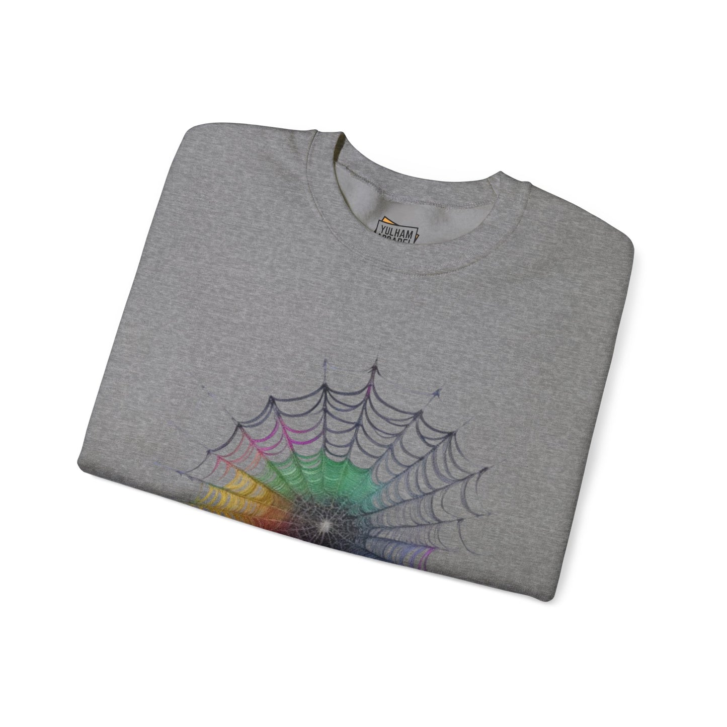 Colourful Spiderweb - Unisex Crewneck Sweatshirt