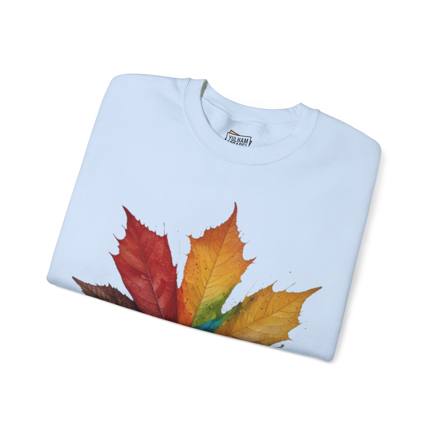 Colourful Autumn Leaf - Unisex Crewneck Sweatshirt