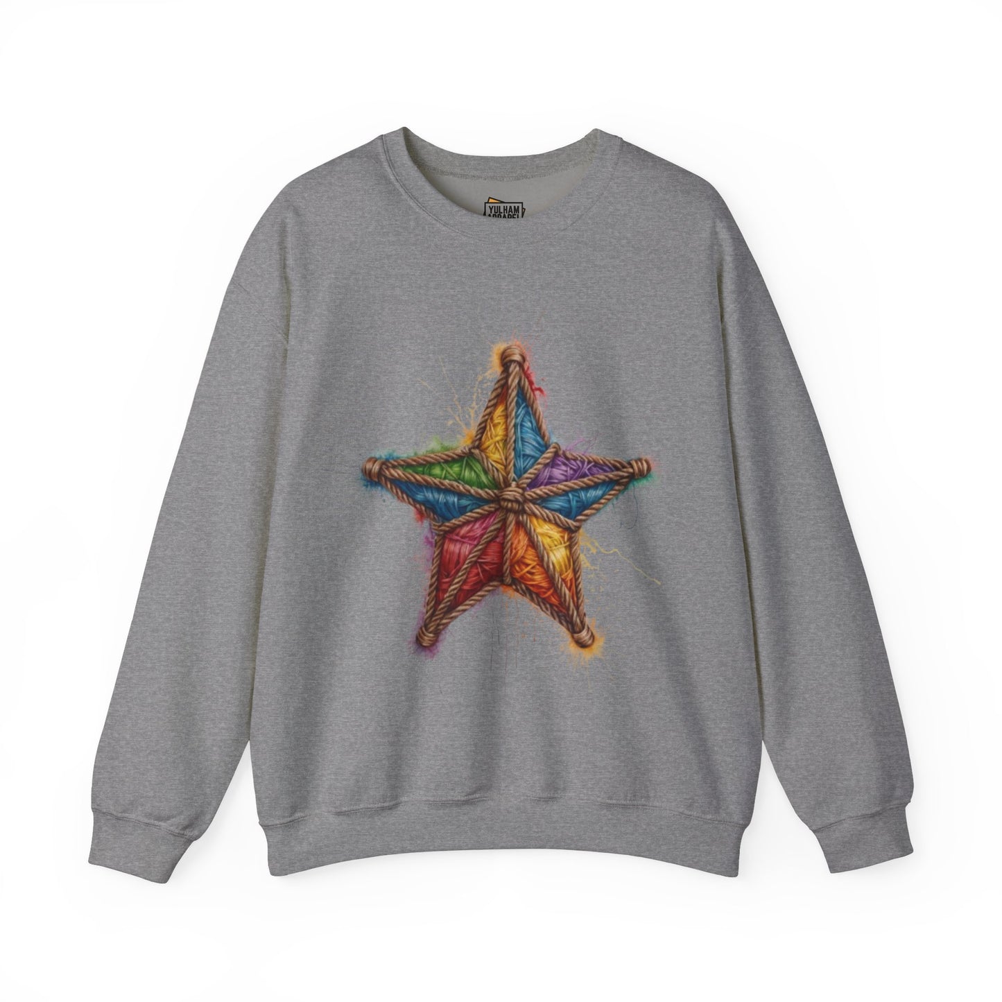 Star Rope Pattern - Unisex Crewneck Sweatshirt