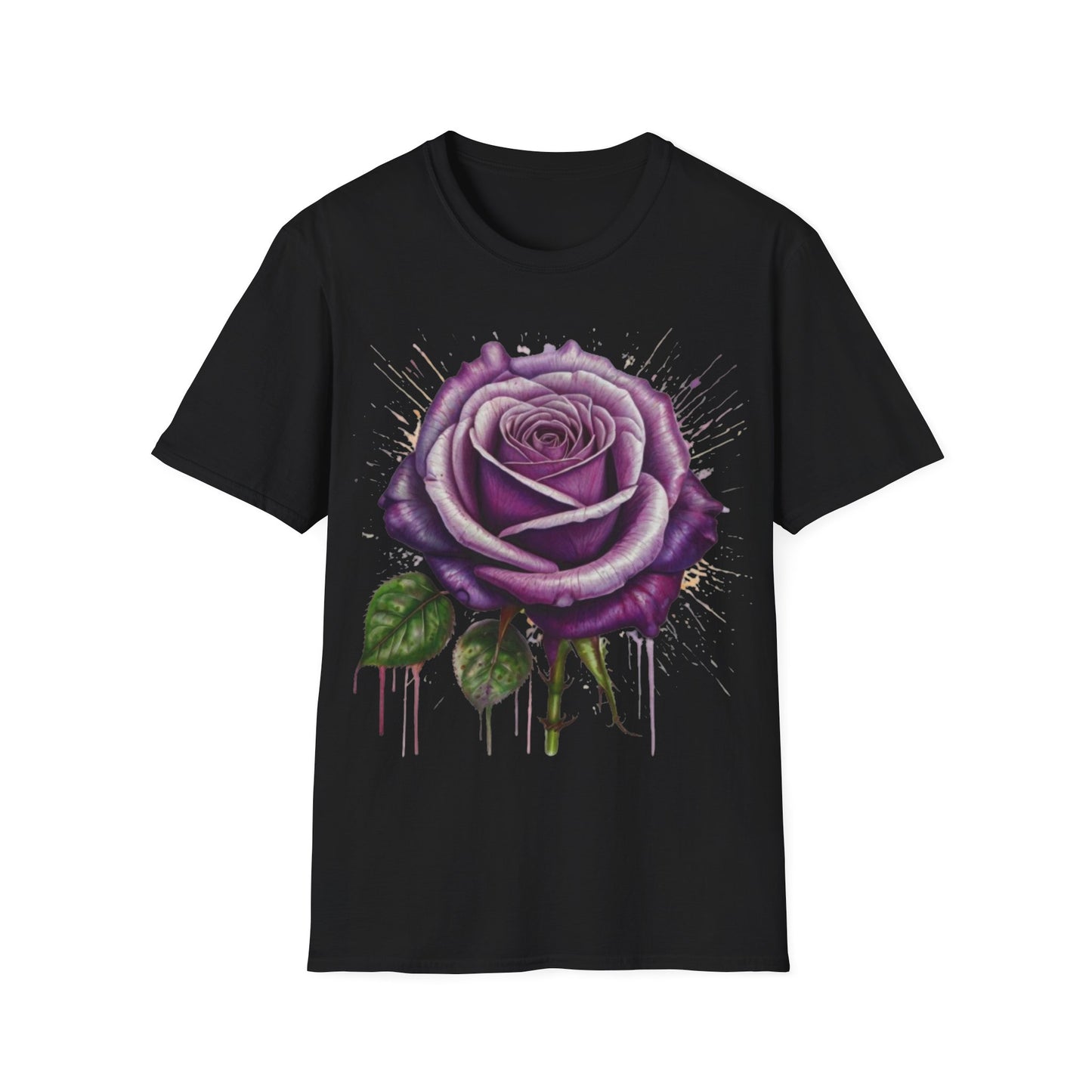 Messy Purple Rose - Unisex T-Shirt