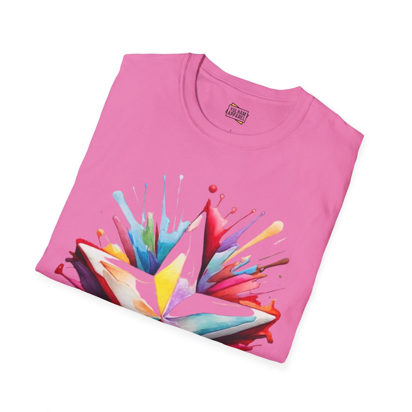 Messy Colourful Star - Unisex T-Shirt