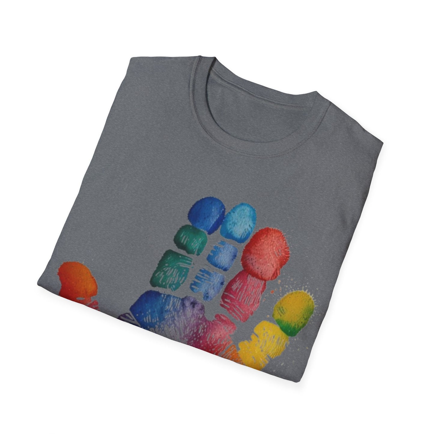 Colourful Handprint - Unisex T-Shirt