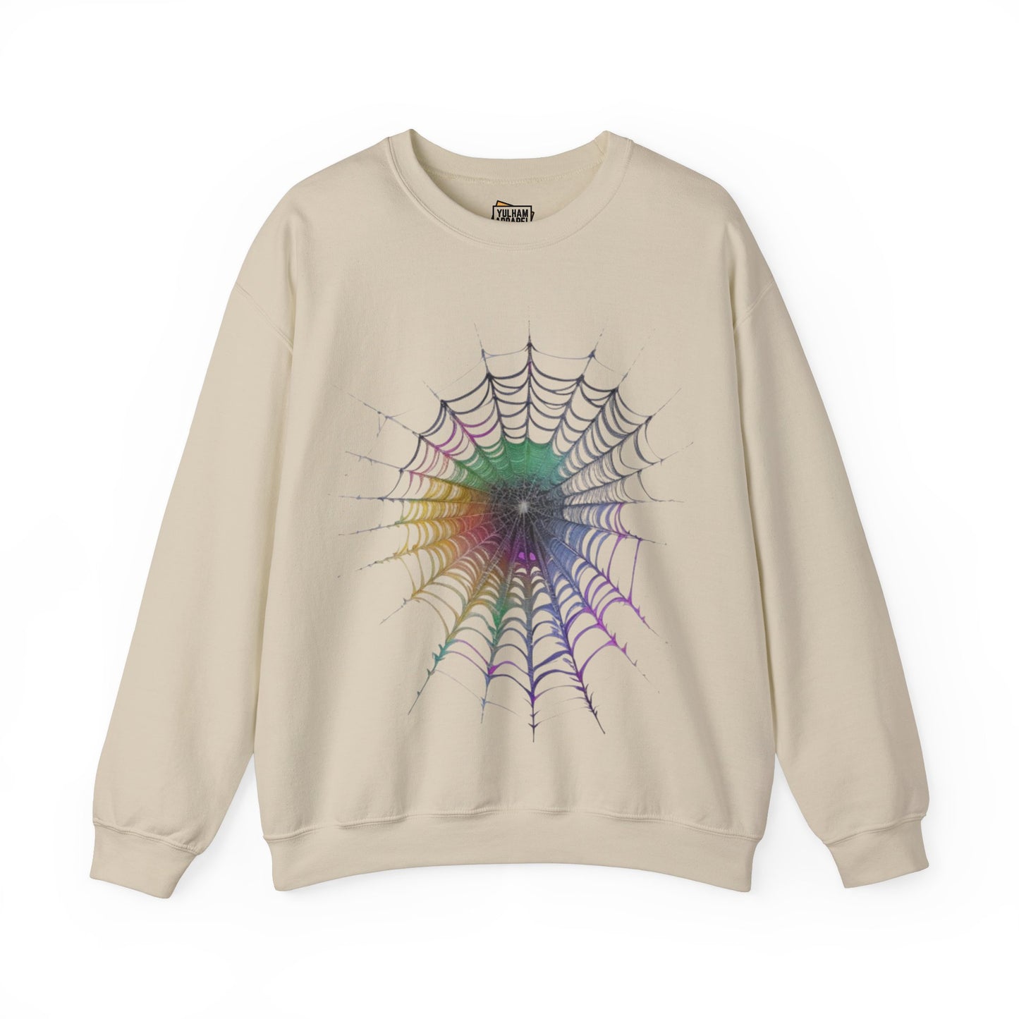 Colourful Spiderweb - Unisex Crewneck Sweatshirt