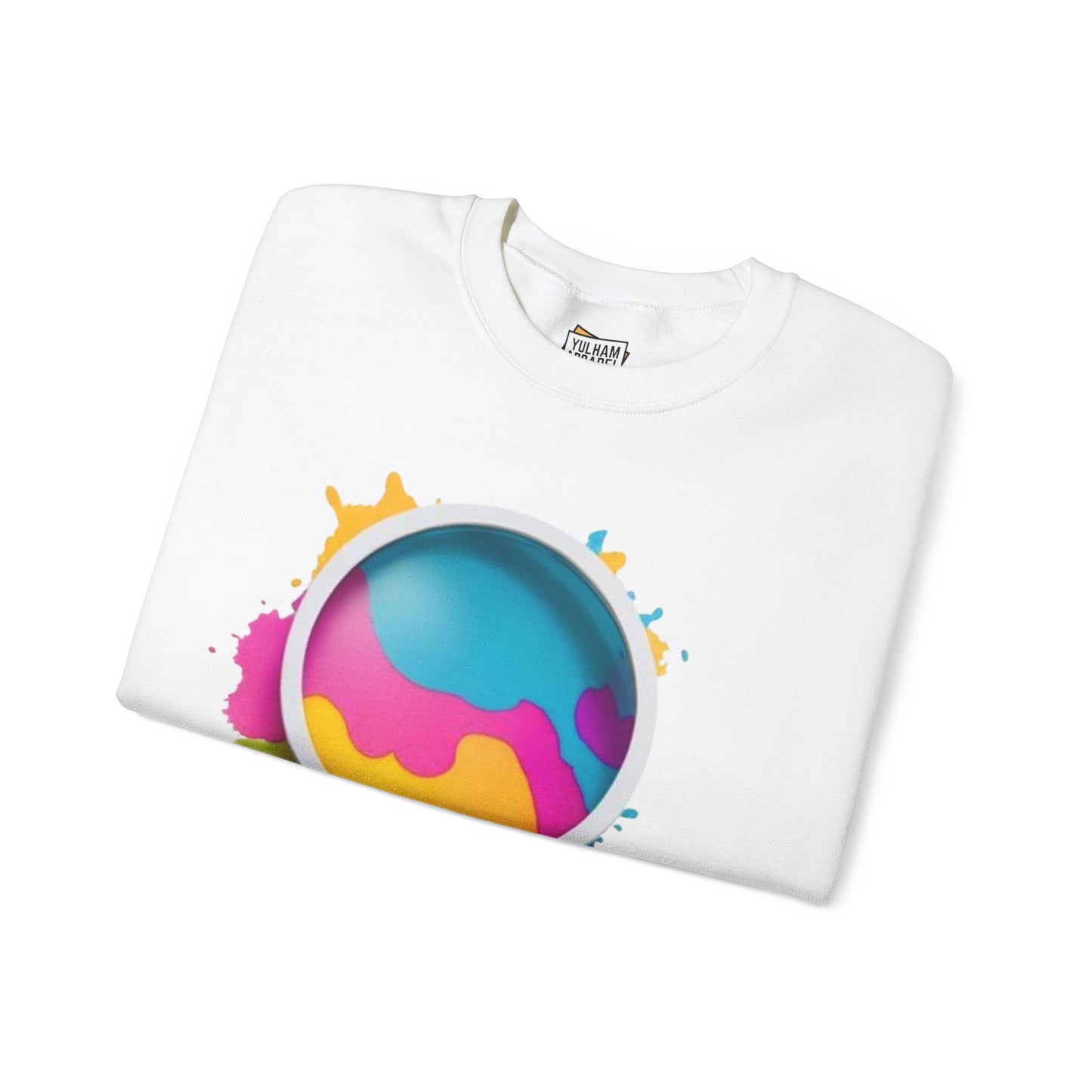 Colourful Magnifying Glass - Unisex Crewneck Sweatshirt