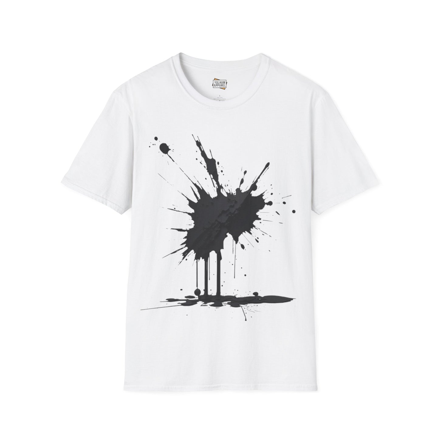 Black Paint Splatter - Unisex T-Shirt