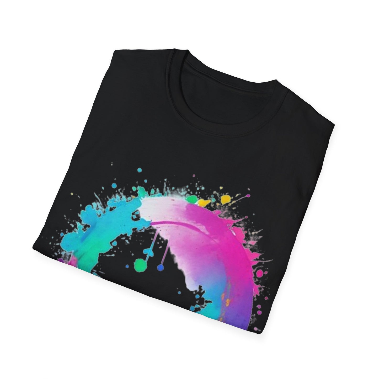 Messy Colourful Circle - Unisex T-Shirt