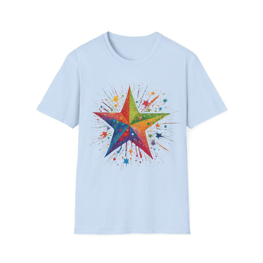 Exploding Messy Star - Unisex T-Shirt