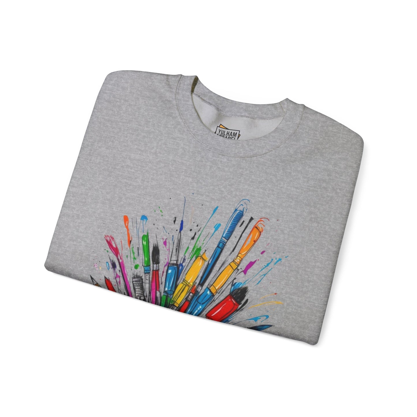 Messy Paintbrushes - Unisex Crewneck Sweatshirt