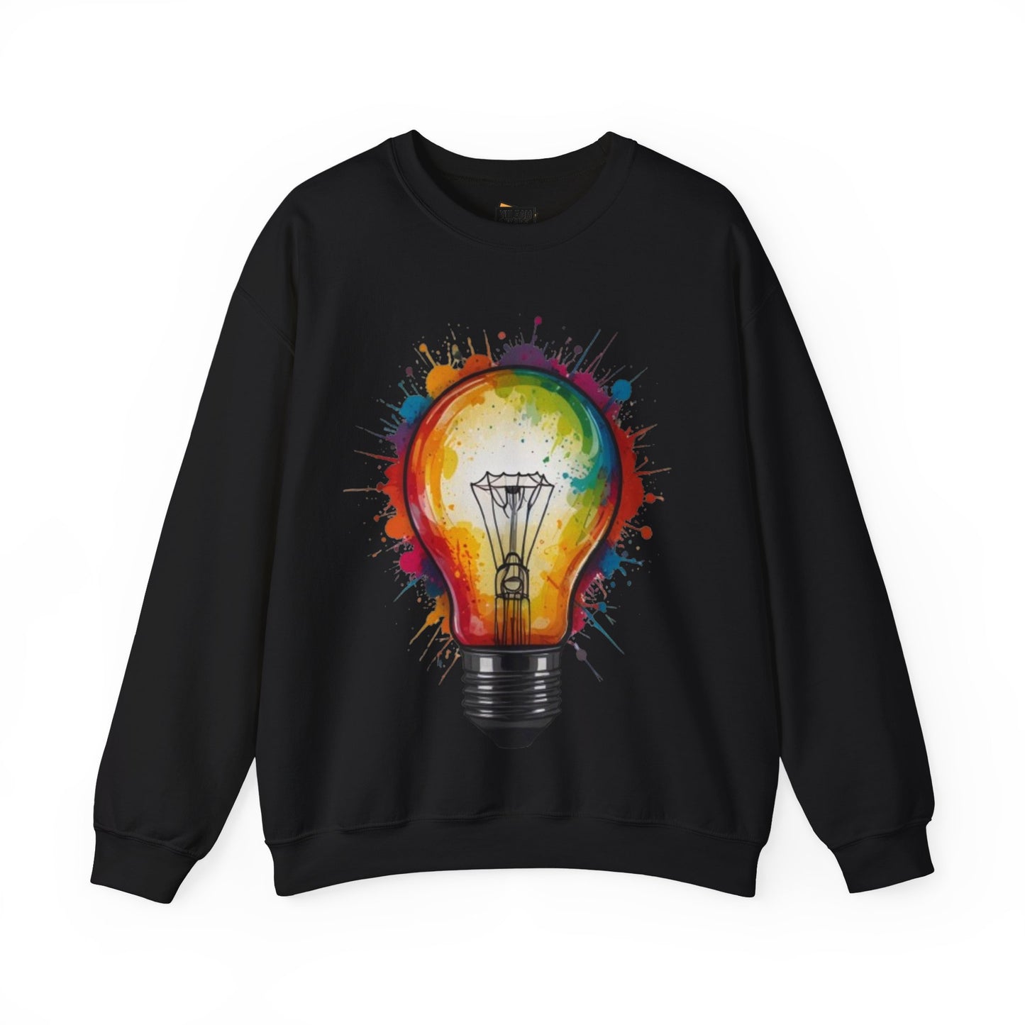 Colourful Lightbulb - Unisex Crewneck Sweatshirt