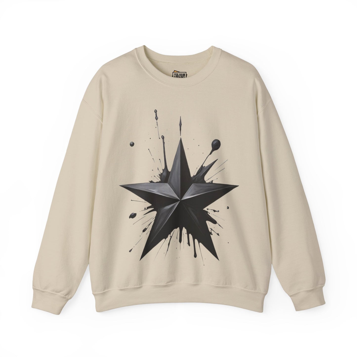 Black Star - Unisex Crewneck Sweatshirt