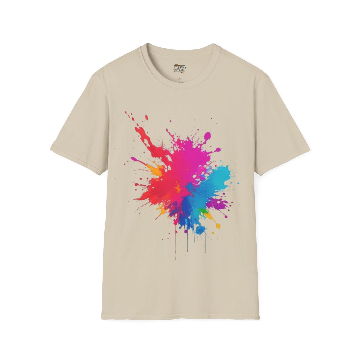 Colourful Paint Splatter - Unisex T-Shirt