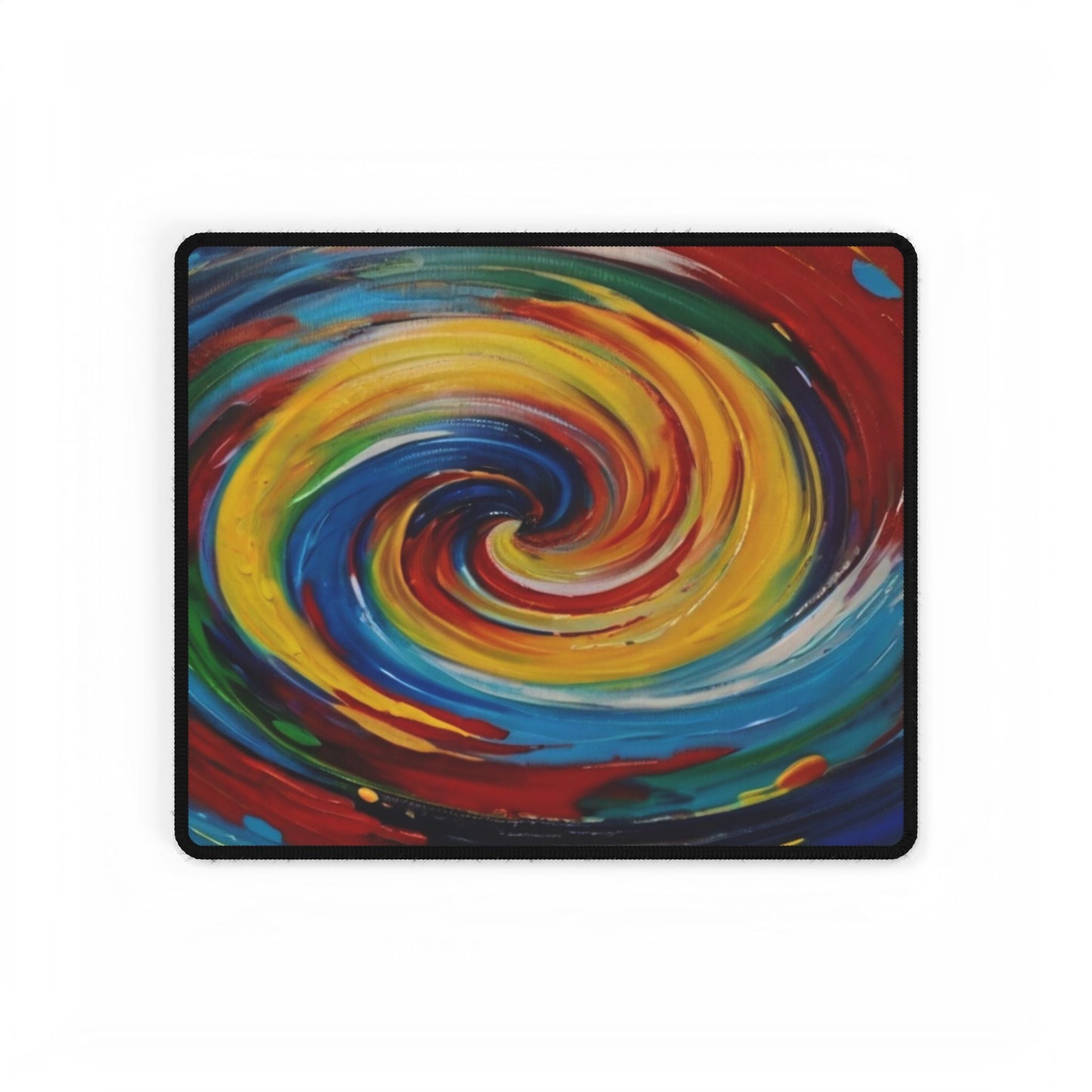 Colourful Messy Whirlpool - Desk Mat